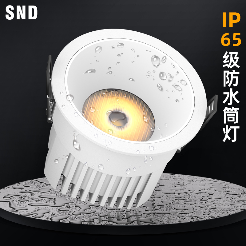 斯諾頓IP65級防水廚衛照明筒燈