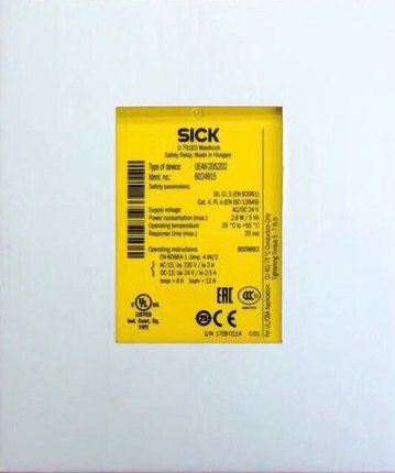 Sick UE48-2OS2D2 西克全新安全继电器 602