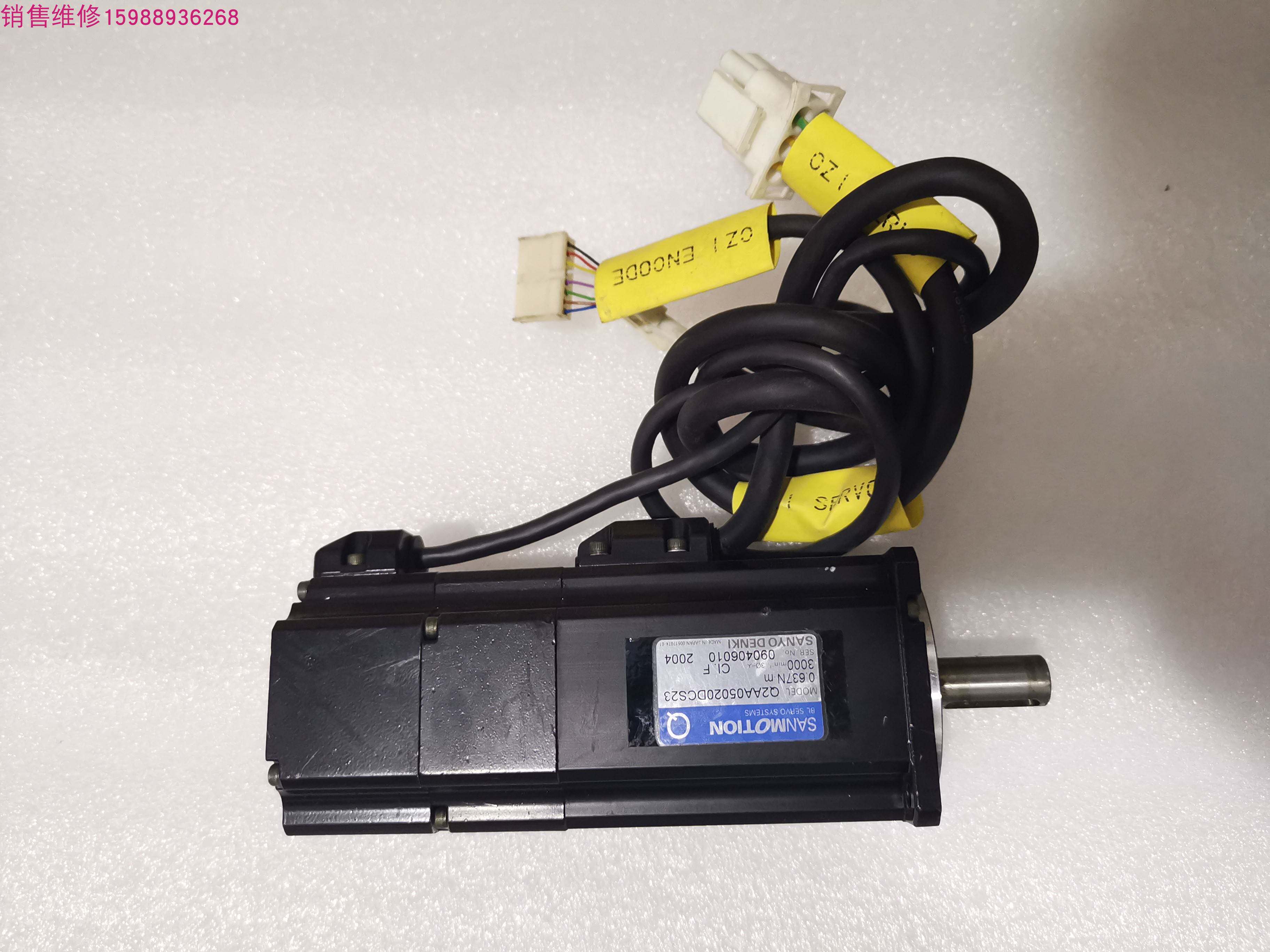 三洋伺服电机q2aa05020dcs23 q2aa05020dxs23 议价 保修3个月