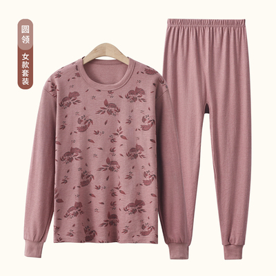 长袖女士休闲纯棉印花