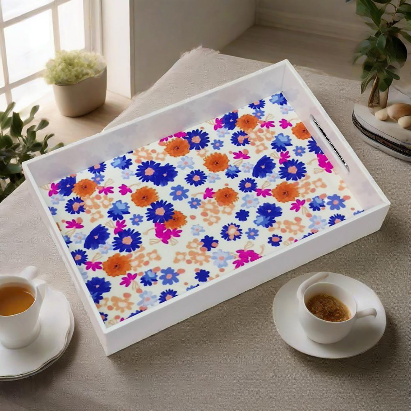 亚克力托盘长方形创新家用茶盘茶水杯盘创意现代客厅水果盘餐用盘,餐饮具,餐用托盘,淘宝优惠券,粉丝福利购,淘宝优惠卷