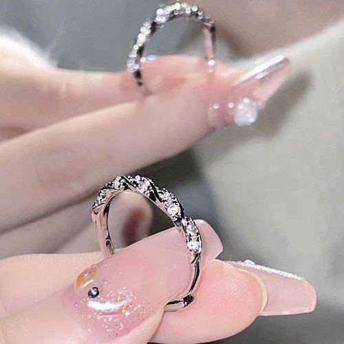 缠绕爱河戒指轻奢小众设计高级