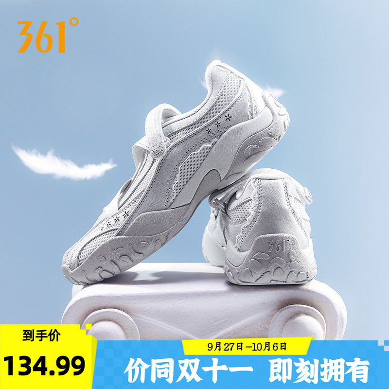 云舞361玛丽珍运动鞋2026夏季网面透气鞋子休闲芭蕾风薄底鞋凉鞋