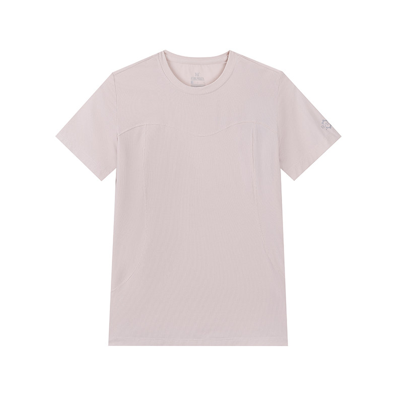 361度女款2026夏季新款常规舒适上衣圆领短T恤