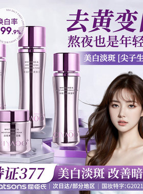 瓷雅美白淡斑套盒水精华乳保湿霜