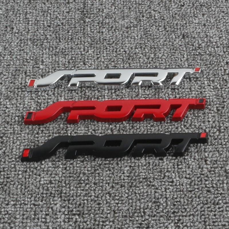 适用于蒙迪欧福克斯嘉年华改装sport车标运动3d立体金属车贴尾标