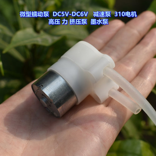 微型蠕动泵DC6V减速泵310电机