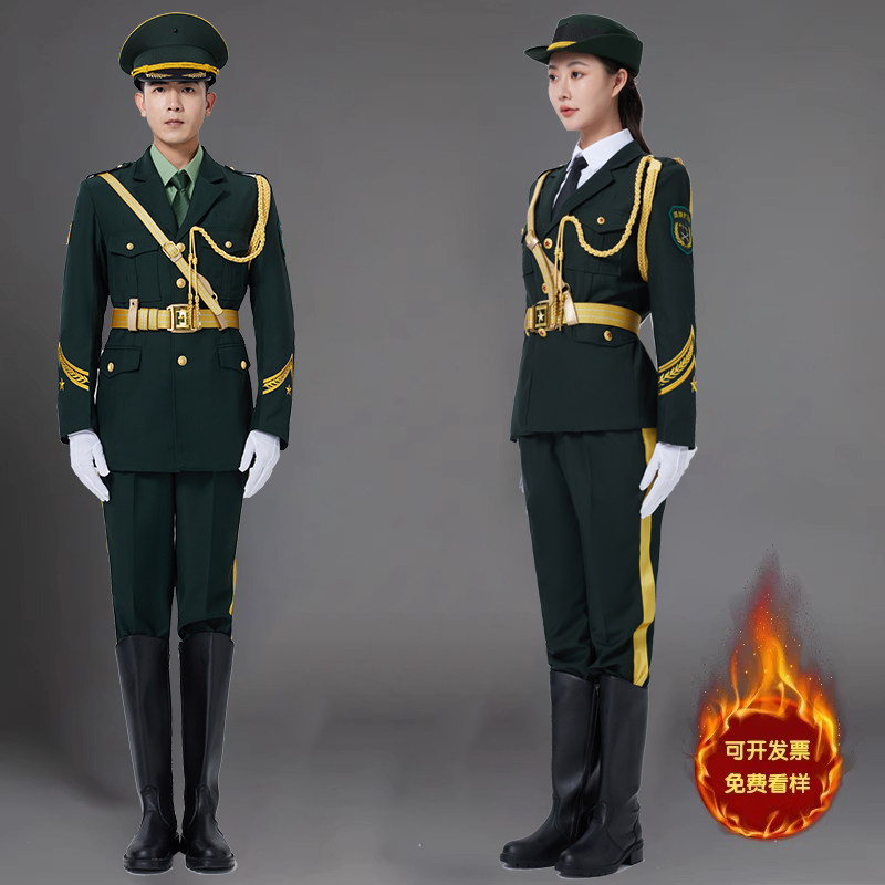 仪式升旗国旗班护卫队升旗手服饰学校套装礼服护旗服装学生仪仗队