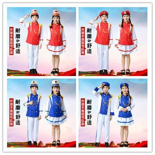 队鼓号鼓号服升旗服装中小学生服装幼儿园鼓手新款管乐队服护旗手