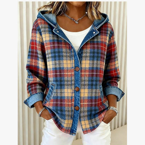 New Women's Shirt Fashion Casual Jacket  时尚格子衬衫 外套女