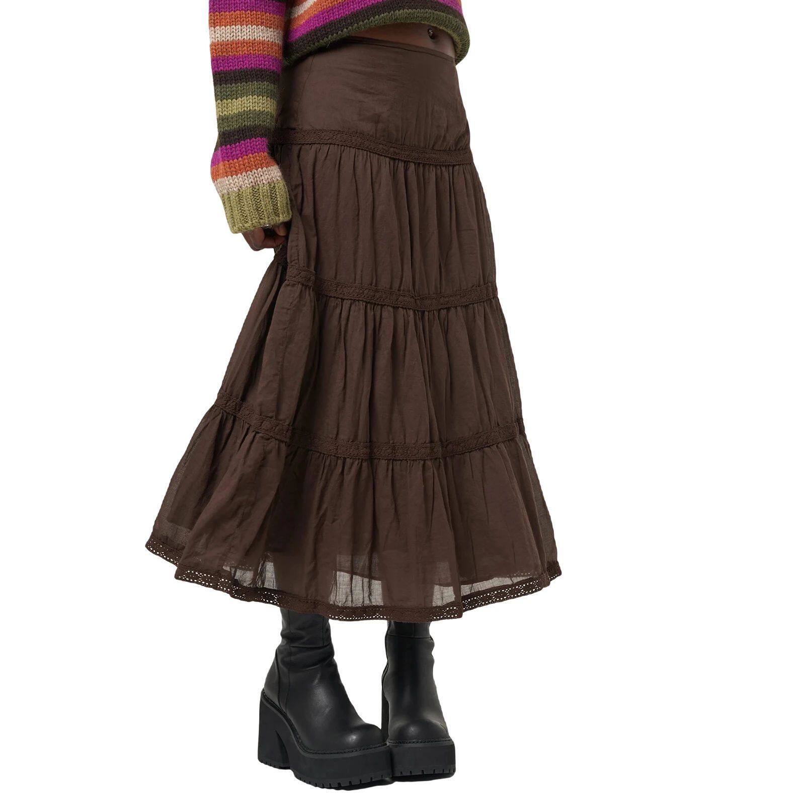 Fashion and sexy hollow out solidcolor women's skirt女半身裙