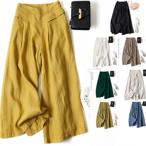 New Women's Loose Casual Pants Versatile Wide-Leg Pants 女裤
