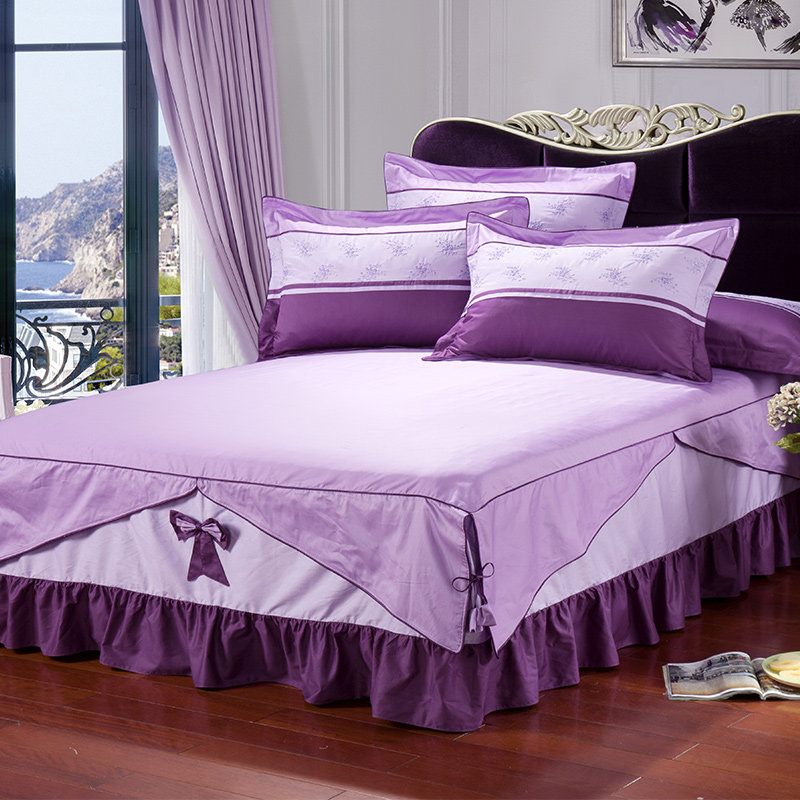 2023新款床裙单件纯棉100全棉床罩花边防滑保护套床围床套三件套,床上用品,床裙,淘宝优惠券,粉丝福利购,淘宝优惠卷