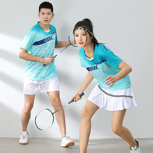中国风乒羽服 速干运动球服男女款 羽毛球衣青少年跑步网球短袖 短袖