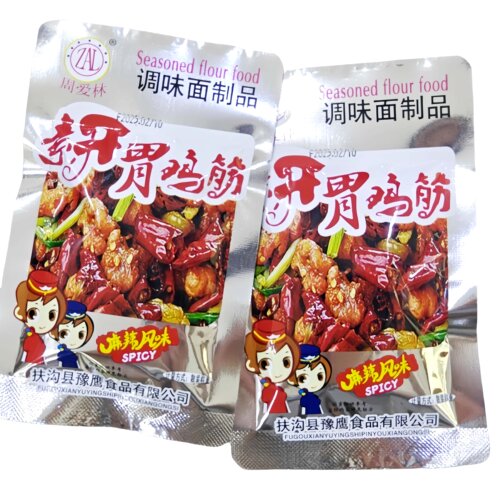 周爱林素开胃鸡筋袋装8090后儿时