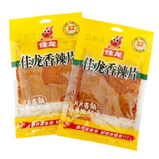 佳龙香辣片辣条手撕大辣片亲嘴片网红8090儿时怀旧麻辣零食品休闲