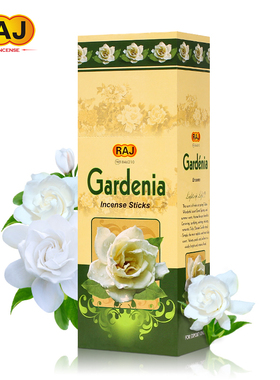 RAJ印度香 栀子花Gardenia 印度原装进口手工花香薰熏香线香010