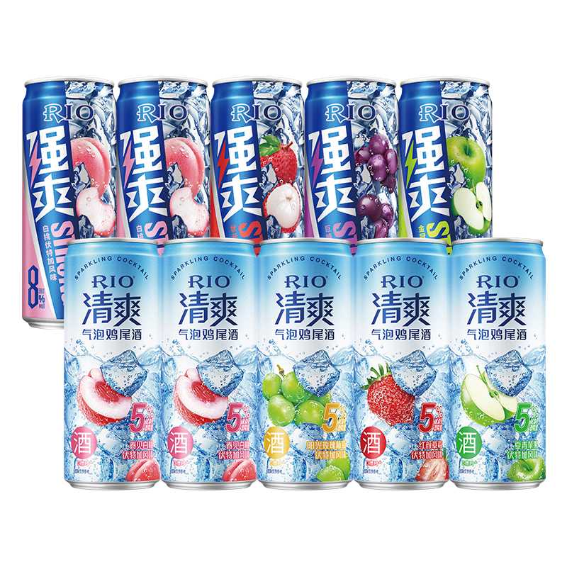RIO鸡尾酒强爽330ml*6罐