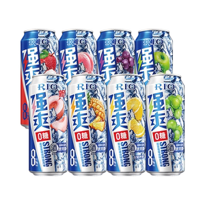 大罐装新品RIO锐澳预调鸡尾酒8度强爽500ml*8罐0糖梅子酒青梅酒
