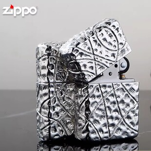 ZIPPO打火机 纯爷们正品重甲煤油送男生男友礼物高档防风打火机