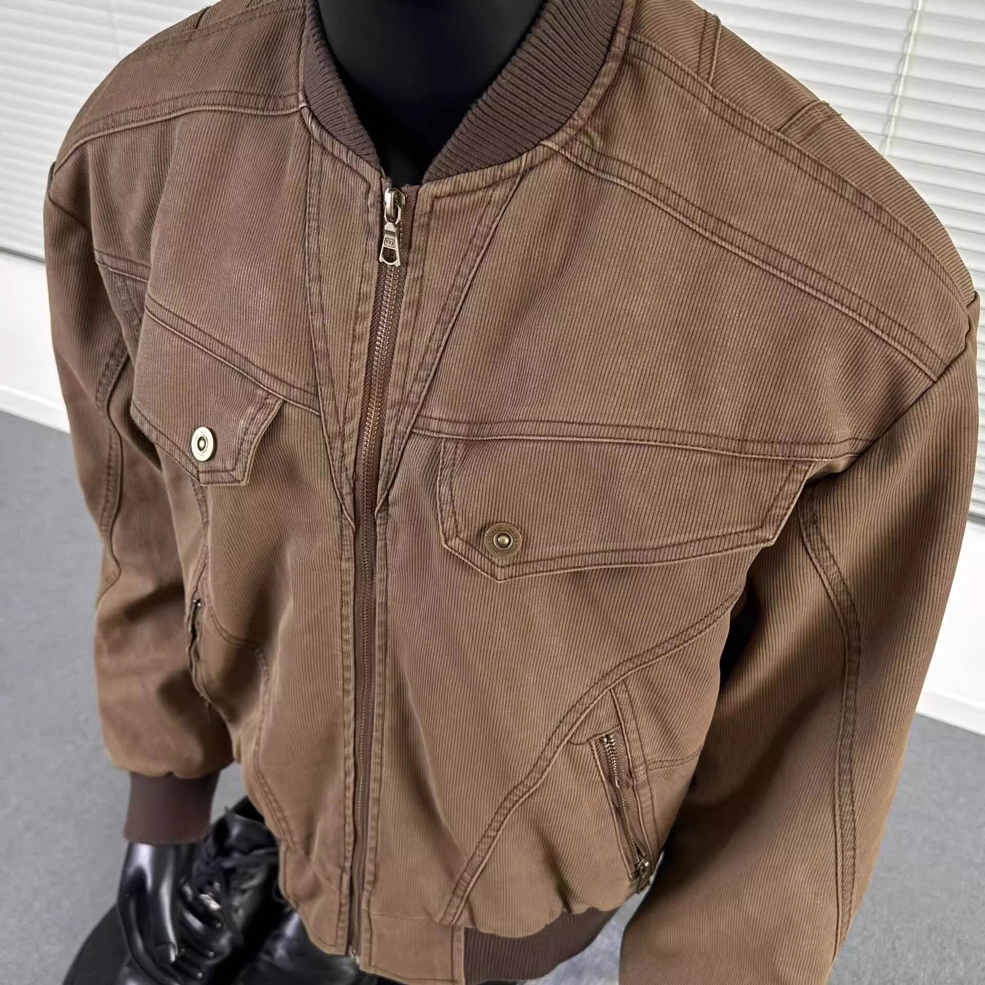 美式复古cleanfit工装夹克