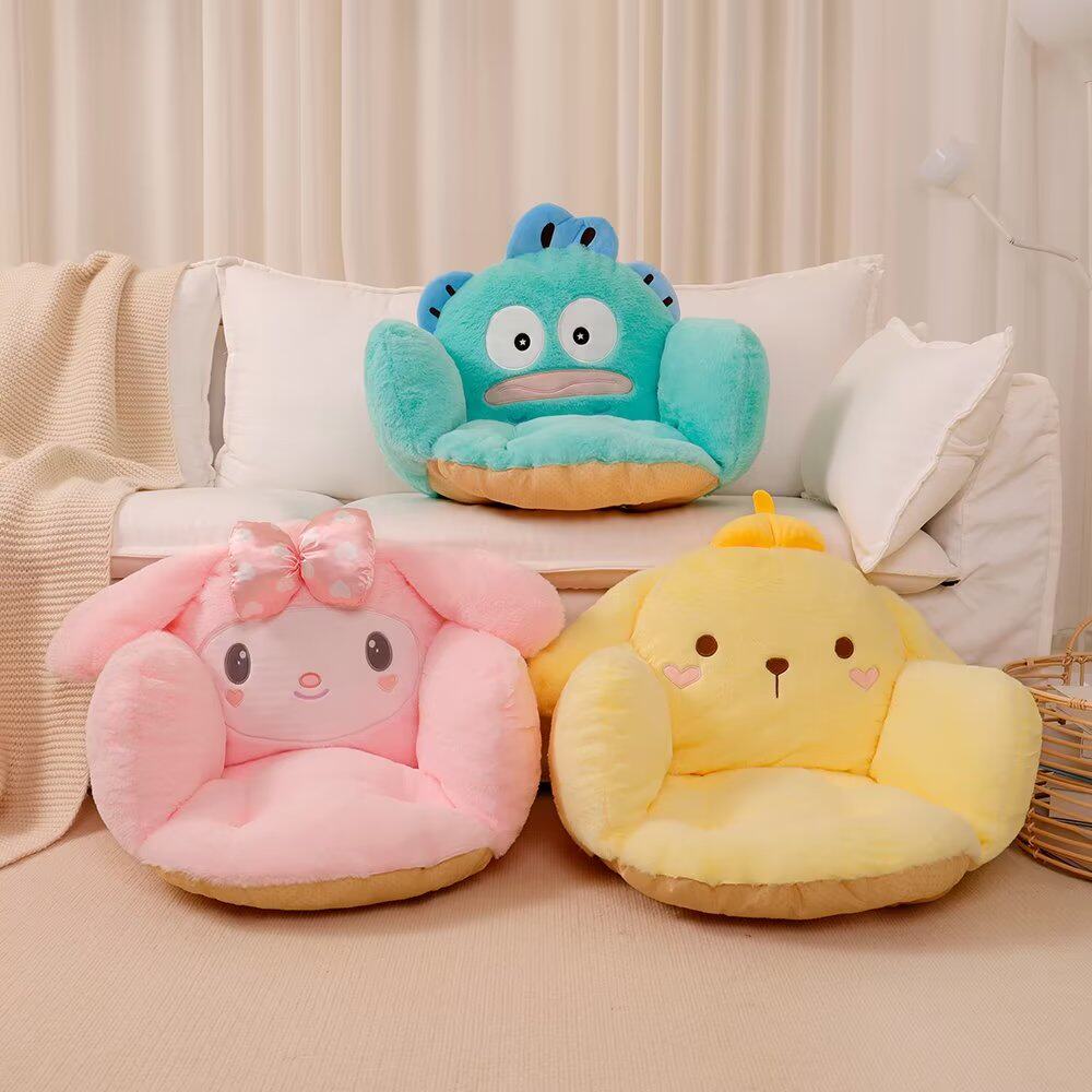 秋冬加厚保暖美乐蒂布丁狗人鱼汉顿丑鱼坐垫半包围椅垫学生办公室,居家布艺,椅垫,淘宝优惠券,粉丝福利购,淘宝优惠卷