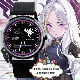 碧蓝档案砂狼白子日奈爱丽丝白洲梓佳代子星野同款防水手表学生表