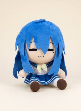 幸运星泉此方夏服坐姿毛绒玩偶娃娃