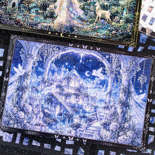花屿星宫造景贴纸失落宫殿系列