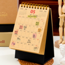 2026年台历无印风牛皮纸日历2025年新款 月历定制工作打卡小计划本 简约高颜值全年办公室创意简约桌面摆件新款