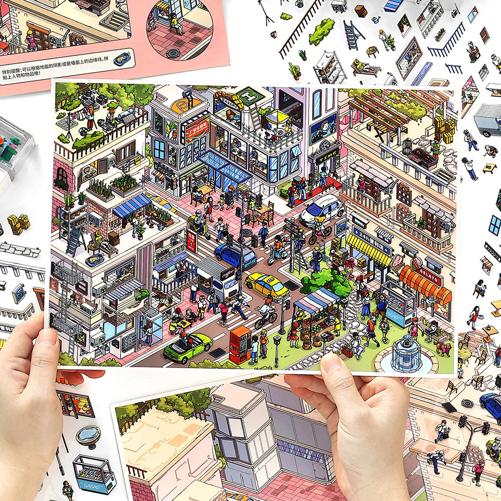 今日营业中31.0系列特油造景贴纸