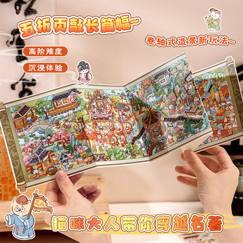 寓见诚品穿越名作系列造景贴纸