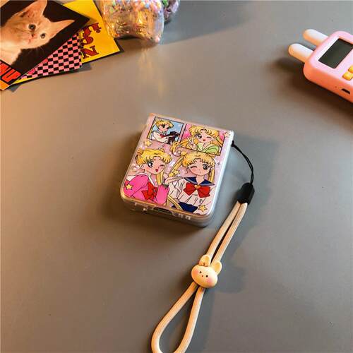 衣美适用华为pocket2手机壳pura x硬p50三星zflip7 5 6卡通vivox flip可爱oppofindn3n2女荣耀v小米mixflip