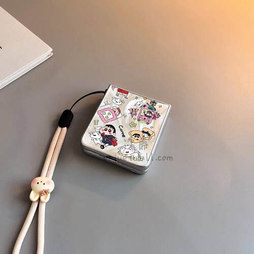 小新日常适用华为purax手机壳pocket2小米mixflip硬novaflips三星zflip764卡通p50磨砂oppofindn3n2女w25