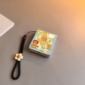 月亮星星人适用小米mixflip华为purax手机壳pocket2硬nova flip三星zflip764卡通荣耀v磨砂oppofindn3n2女w25