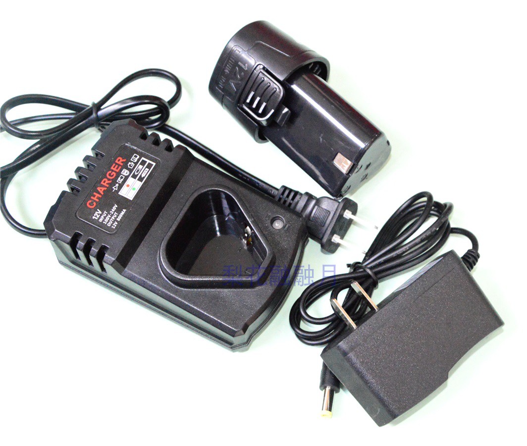 哲登 峰成 小杰 12V大容量锂电池充电钻手电钻螺丝刀起子充电器