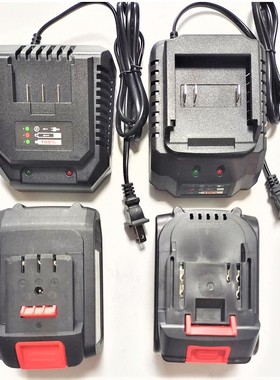 英之易 上迪168V188VF无刷冲击电钻角磨机扳手电锤镐锂电池充电器