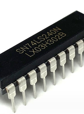 SN74LS240N 反相器 国产芯片 中性丝印 DIP20直插