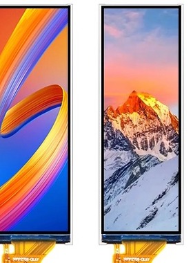 2.79寸IPS电容触摸NV3007长条形tft液晶142x428LCD彩屏10P插接SPI