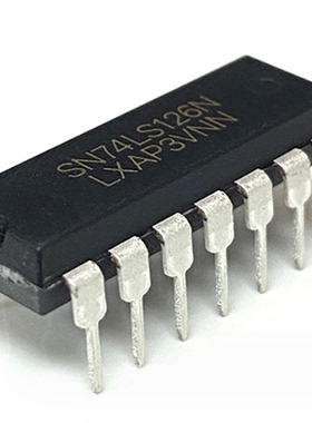全新直插 SN74LS126N 74LS126 DIP-14 三态输出低有效四总线缓冲
