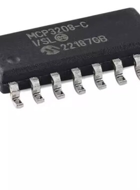 全新 MCP3208-CI/SL SOIC-16 12位八通道A/D转换器芯片