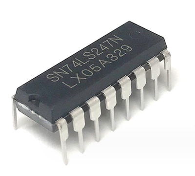 SN74LS247N 直插 集成电路 BCD转7段解码器 高品质芯片 DIP16封装