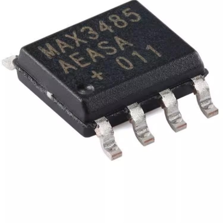 全新MAX3485AEASA+T SOIC-8 20Mbps和限摆率RS-485/422收发器芯片