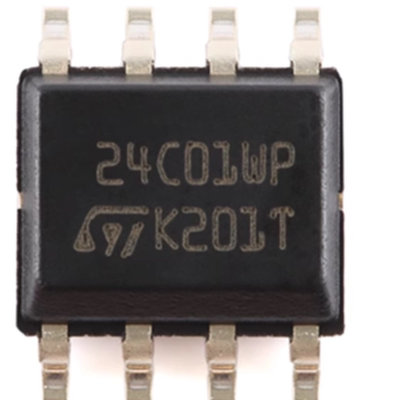 M24C01-WMN6TP 丝印24C01WP SOP-8 I2C总线EEPROM芯片
