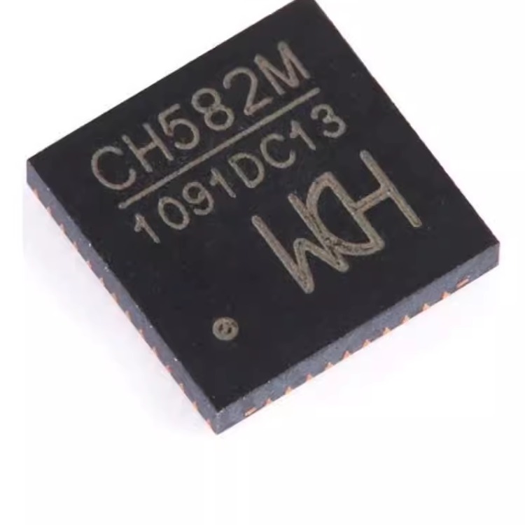全新 CH582M QFN-48 集成BLE无线通讯的32位MCU微控制器芯片