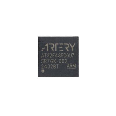 全新原装 AT32F435CGU7 QFN-48 ARM Cortex-M4 32位微控制器-MCU