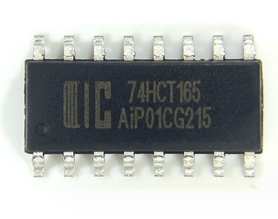 中微爱芯 AiP74HCT165替74HCT165D SOP16贴片 移位寄存器