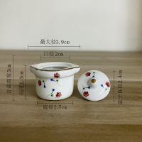 Ceramic mini small vases, dried flowers, flower arrangements, home decorations, living room ornaments, dollhouses, kitchens can be used as fridge magnets thumbnail 5