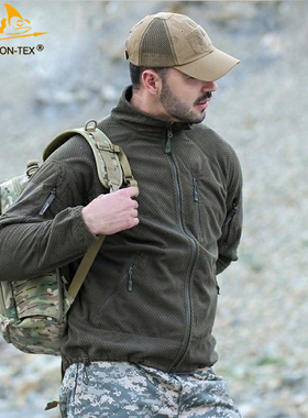 Helikon赫利肯Alpha阿尔法L3轻便型方格摇粒绒夹克 春秋战术新款