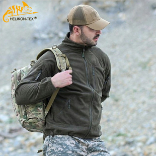 Helikon赫利肯Alpha阿尔法L3轻便型方格摇粒绒夹克 春秋战术新款